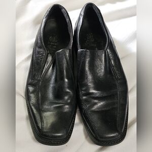 ECCO Black Leather Shock‎ Point Slip-On Loafers Men’s Size EU 46 US US 12.5/13